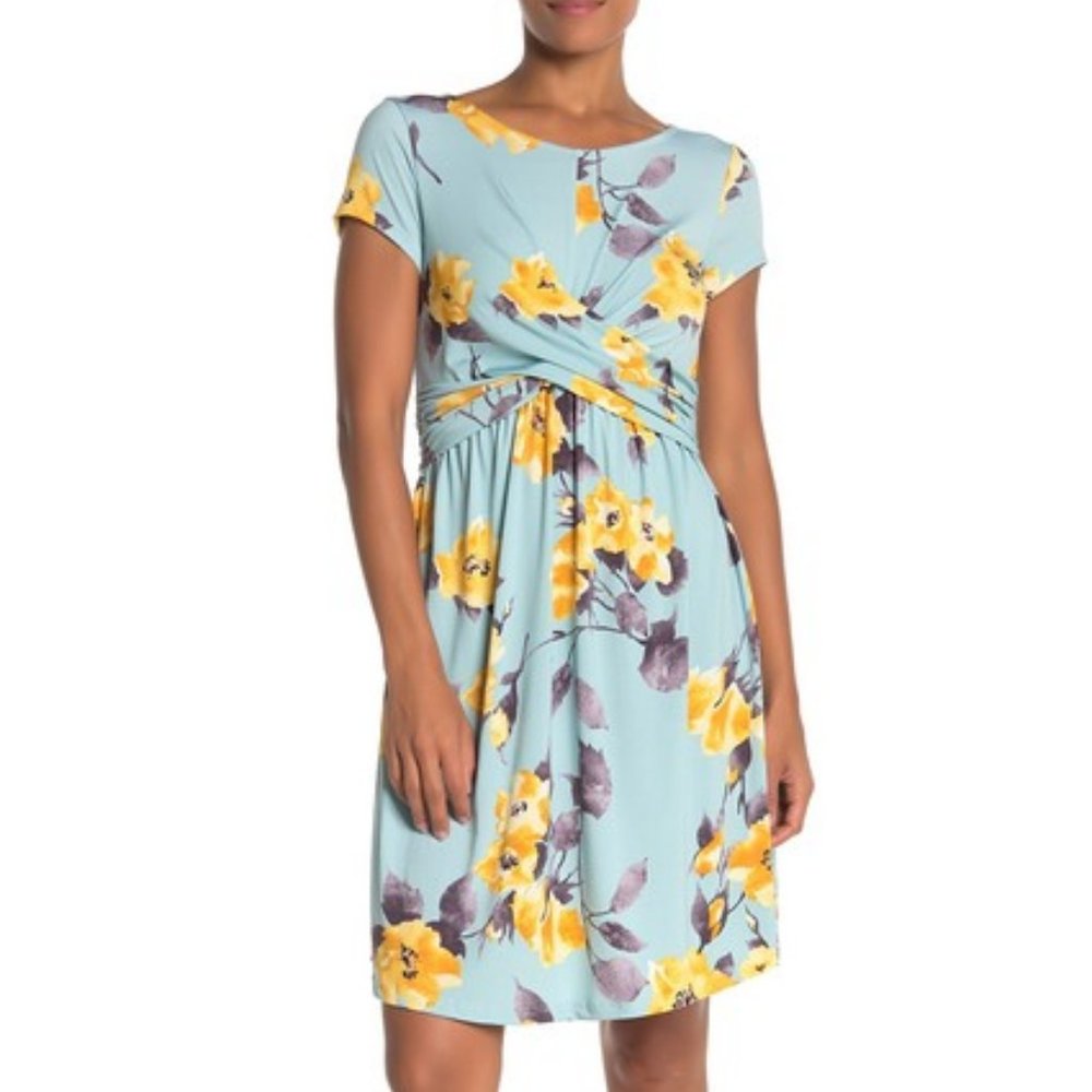 NORDSTROM - West Kei Twist Front Floral Dress